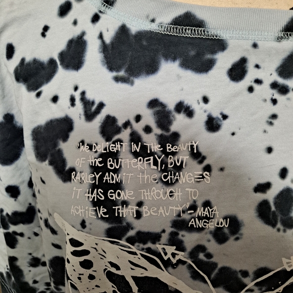 Graphic Tiedye Tshirt Dress - Picture 3 of 7